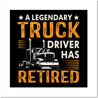 Truck Driver Posters and Art